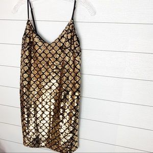 Lulus sequined cocktail dress size XS